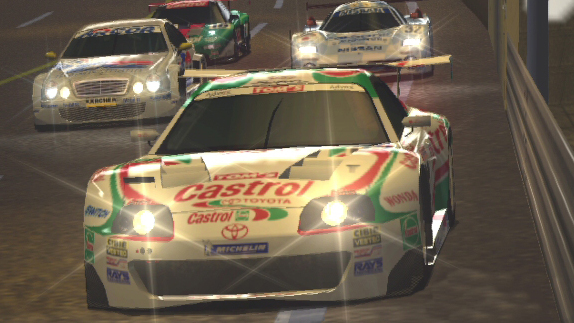 A picture of computer generated cars.